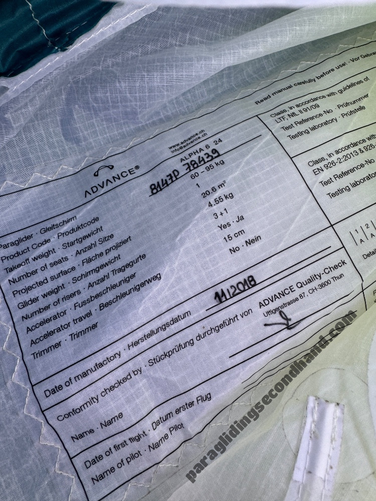 Advance Alpha 6, 24, 2018, (60-80kg), 60h - Kép 9