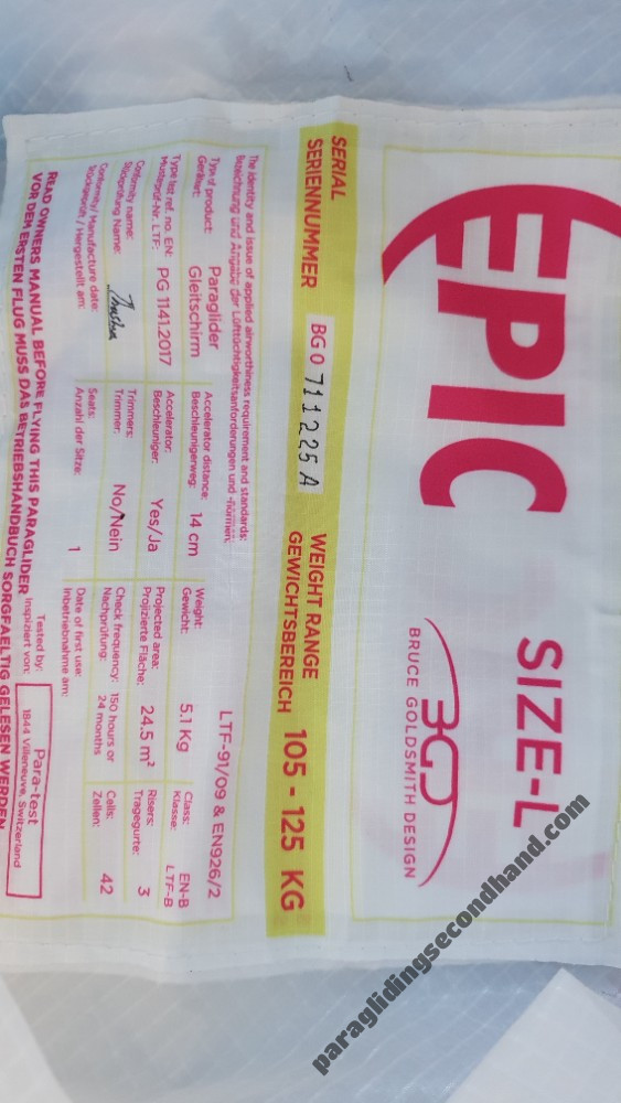 BGD Epic, L, 2019, (105-125kg), 70h - Obrázek 2