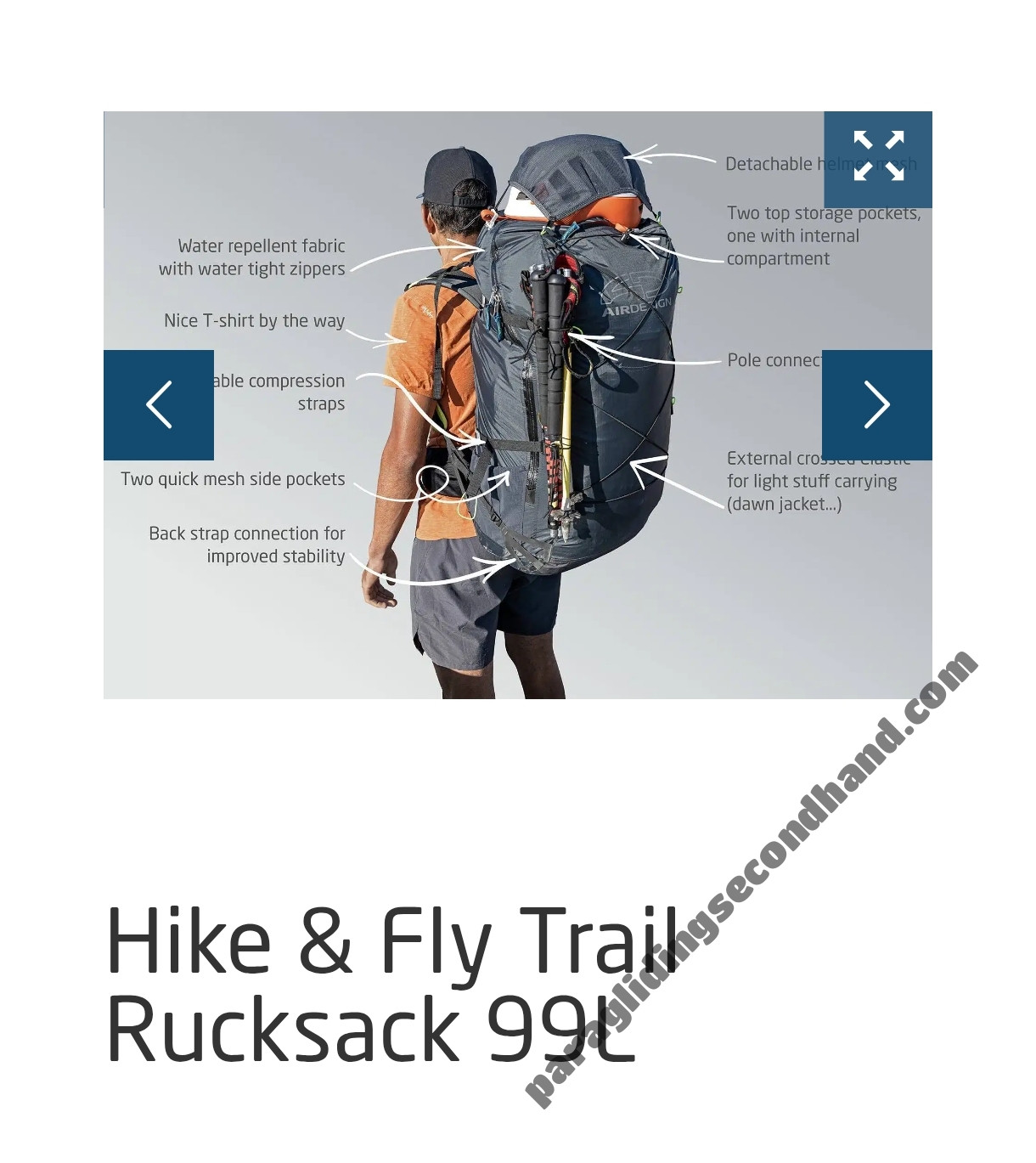 Airdesign trail Rucksac 99l