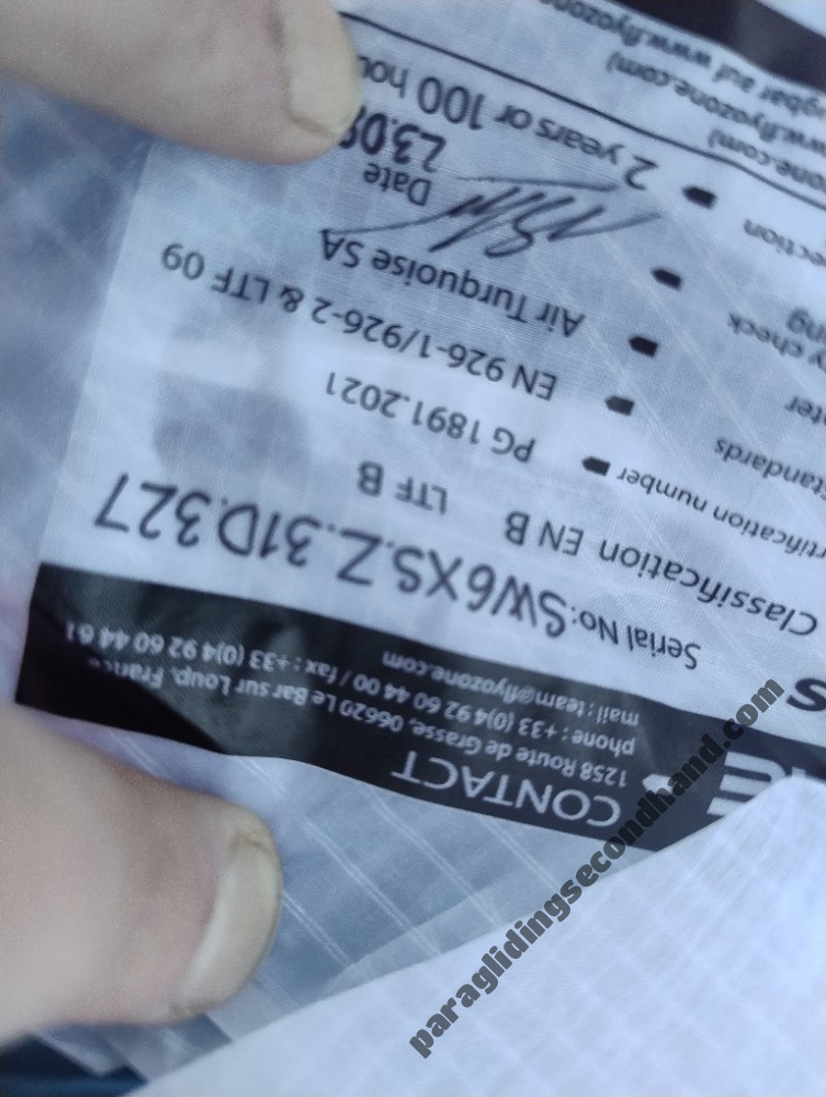Ozone Swiftstf, XS, 2024, (55-72kg), 4h - Image 3