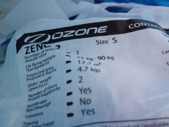 Ozone Zeno 2, S, 2022, (75-90kg), 140h