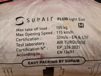 Supair Fluid Light EVO, M