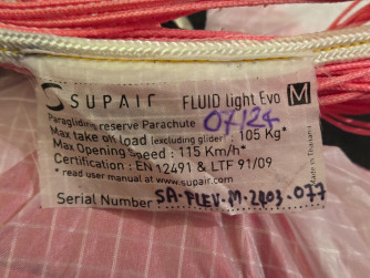 Supair Fluid Light EVO, M