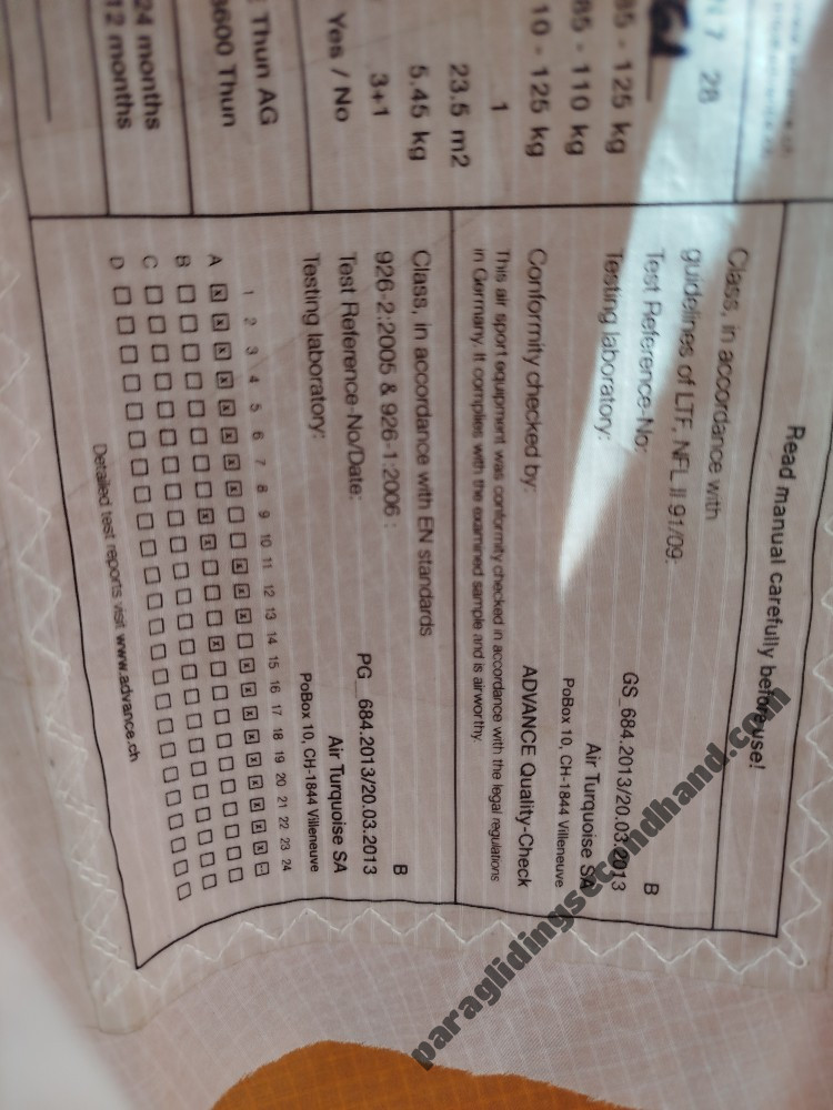 Advance Epsilon 7, 28, 2013, (85-115kg), 100h