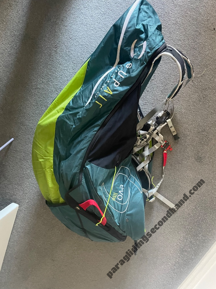 Ozone Buzz Z6 ML (9 hours airtime) + Sup’Air Evo Lite Harness + Reserve. Full Kit + Extras. - Image 7