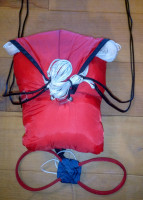 Parachute de secours Kortel Design Krisis Karré 100 2023/07 avec Kontainer V4 ventral 2/2