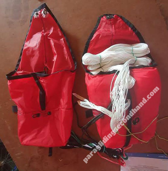 Parachute de secours Kortel Design Krisis Karré 100 2023/07 avec Kontainer V4 ventral t.S 1/2