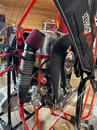 Fresh Breeze "Monster" PPG motor (24-hp Hirth F-33) mounted on a Flypod trike. - Image 3