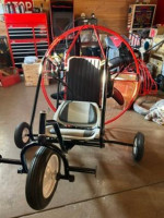 Fresh Breeze "Monster" PPG motor (24-hp Hirth F-33) mounted on a Flypod trike.