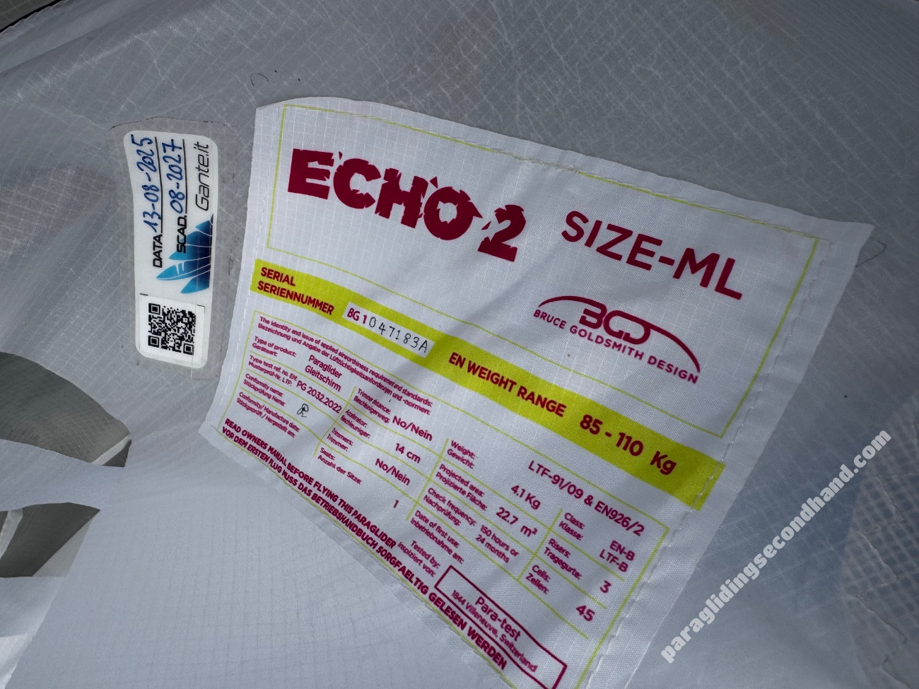 BGD Echo 2, ML, 2023, (85-110kg), 100h - Image 4