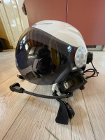 Paramotor helmet, clean and free of scratches