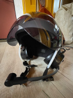 Paramotor helmet, clean and free of scratches