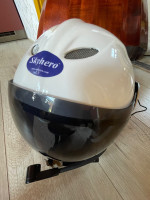 Paramotor helmet, clean and free of scratches