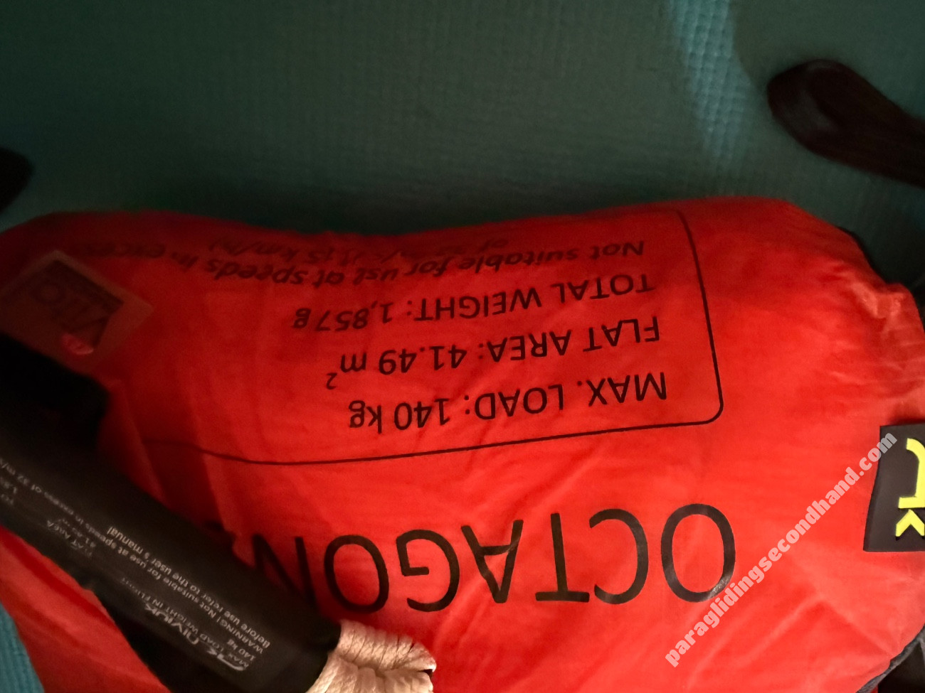Niviuk Octagon2 -XL-140 + Frontcontainer - Image 2