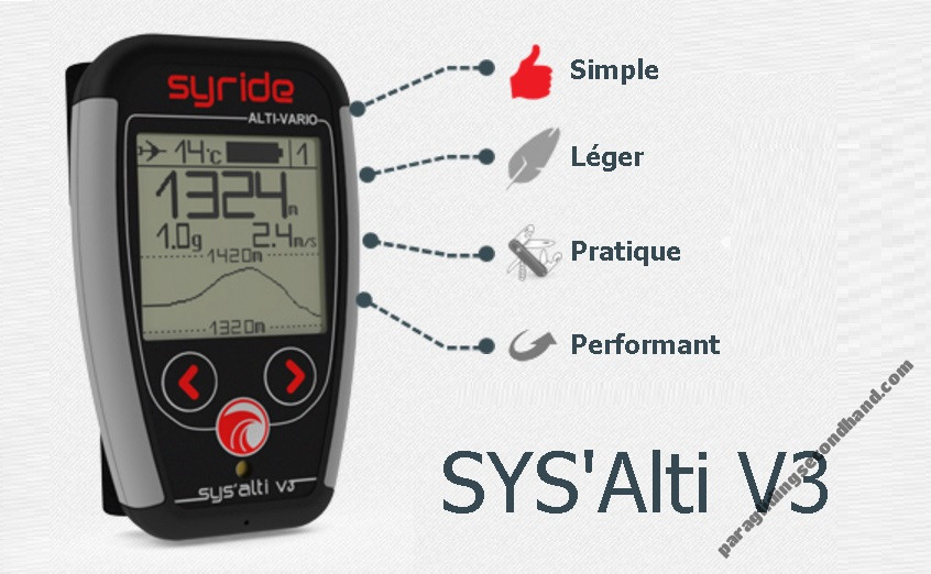 Alti Vario Parapente Syride Alti V3 - Kuva 4