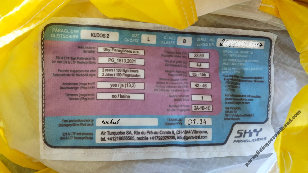 Sky Kudos 2, L, 2024, (85-108kg), 3h - Obraz 2