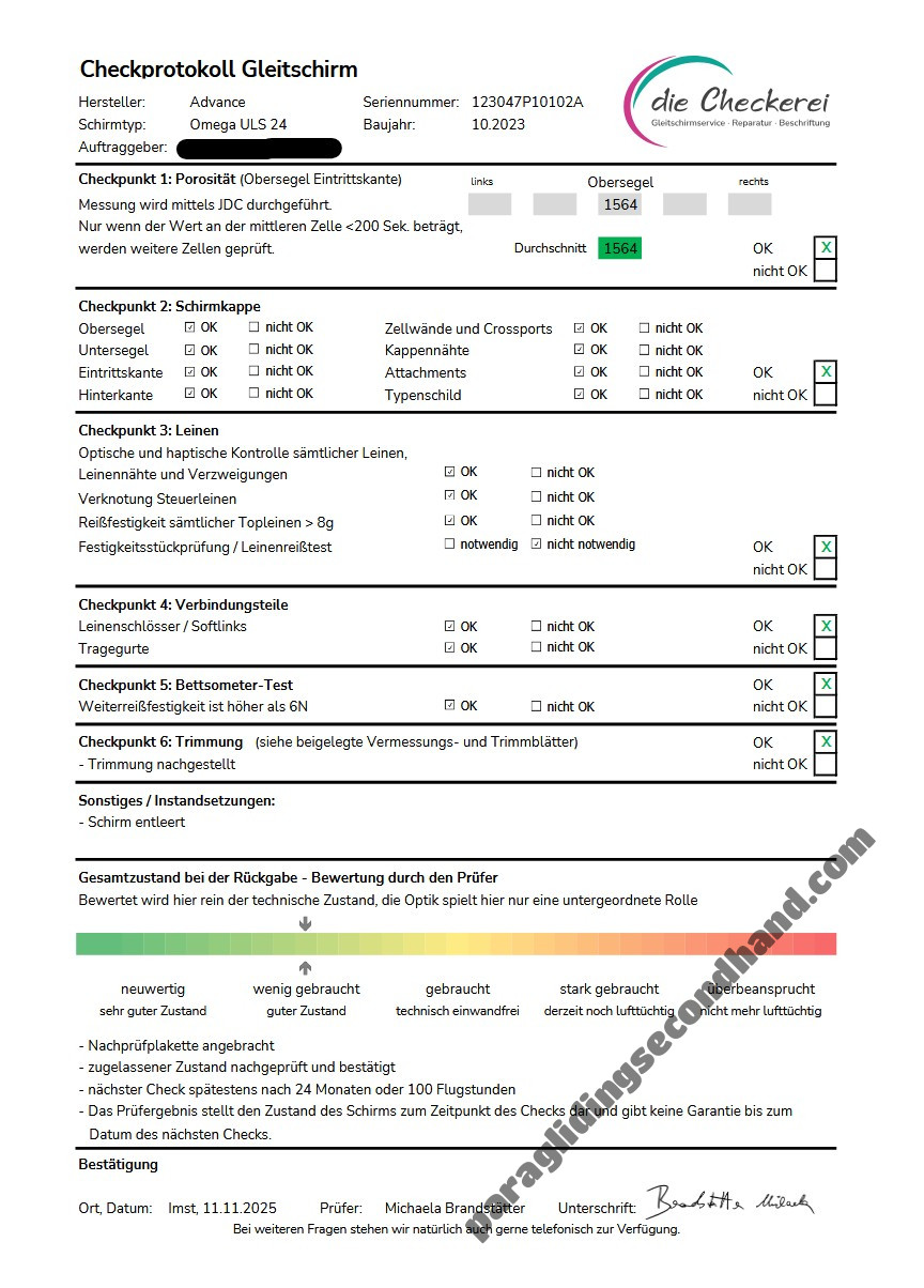 Advance Omega ULS, 24, 2023, (90-110kg), 80h - Image 3