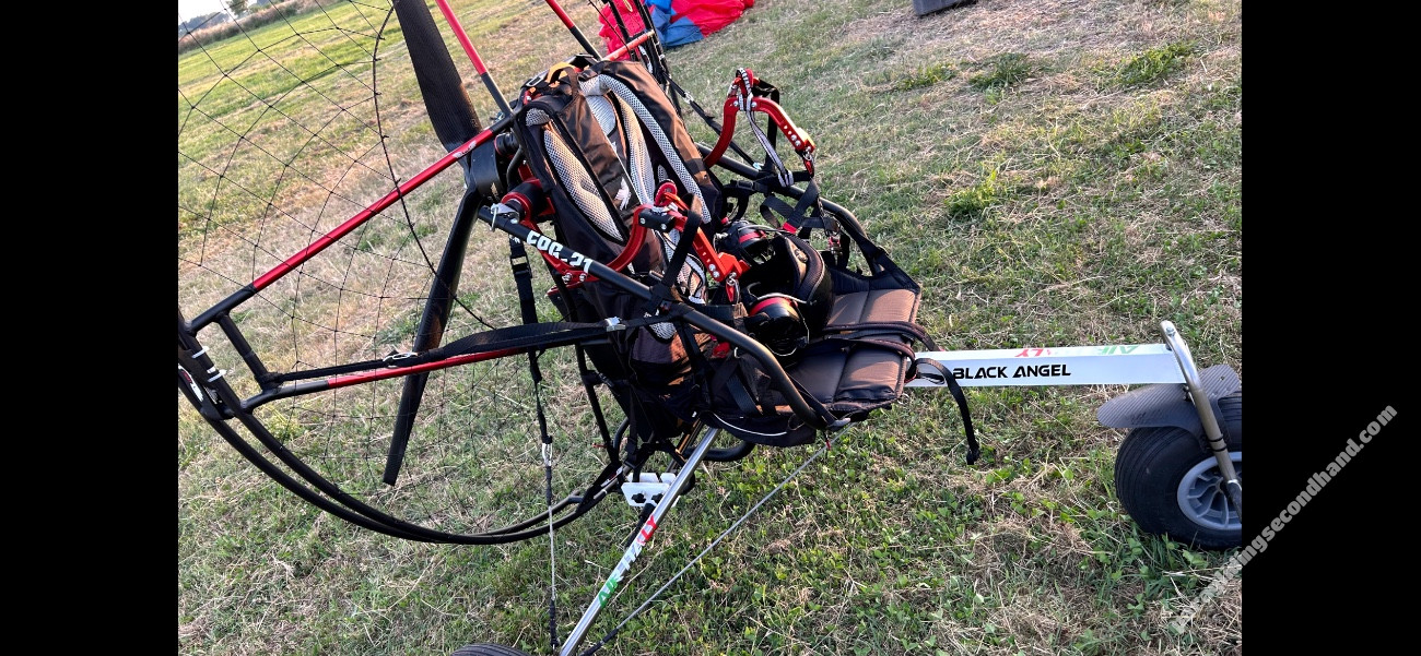EPG21 electric paramotor + foldable trike! Black angel - Image 3
