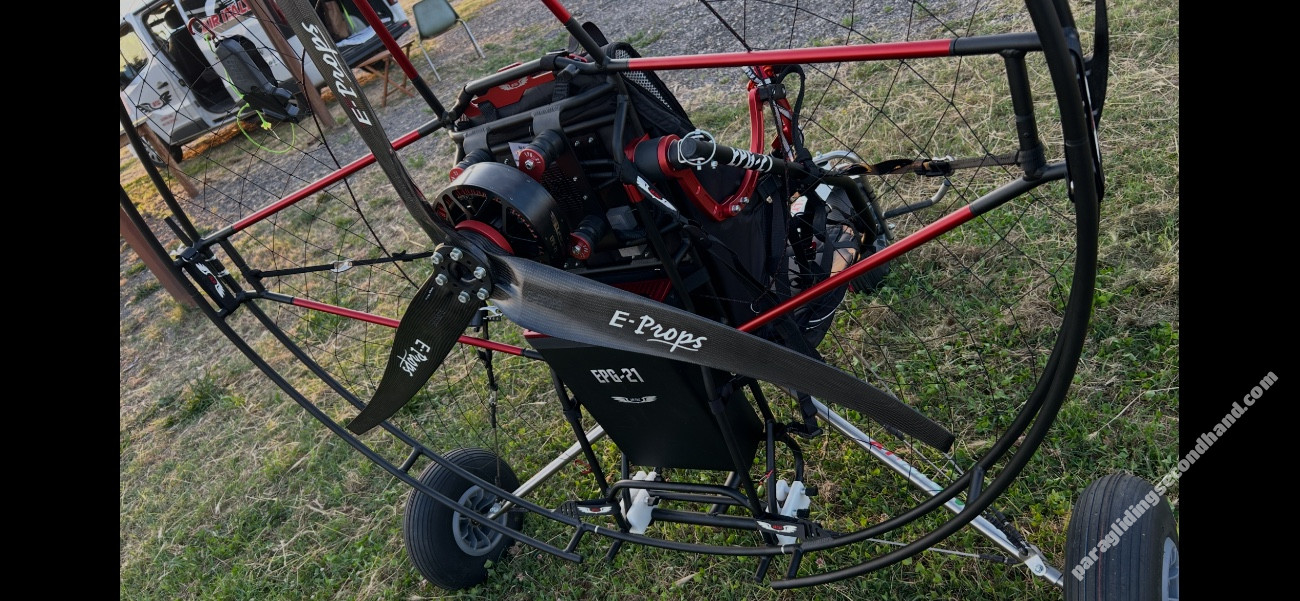 EPG21 electric paramotor + foldable trike! Black angel - Image 2