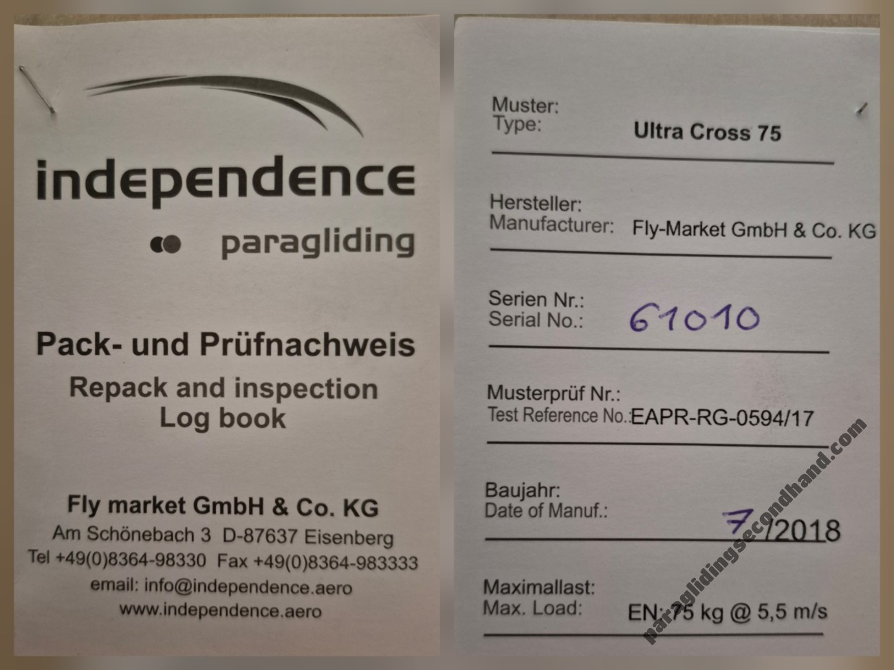 Gleitschirm Retter Intependence - Kép 4