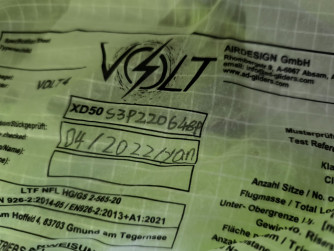 Air Design Volt 4, S, 2022, (80-92kg), 90h