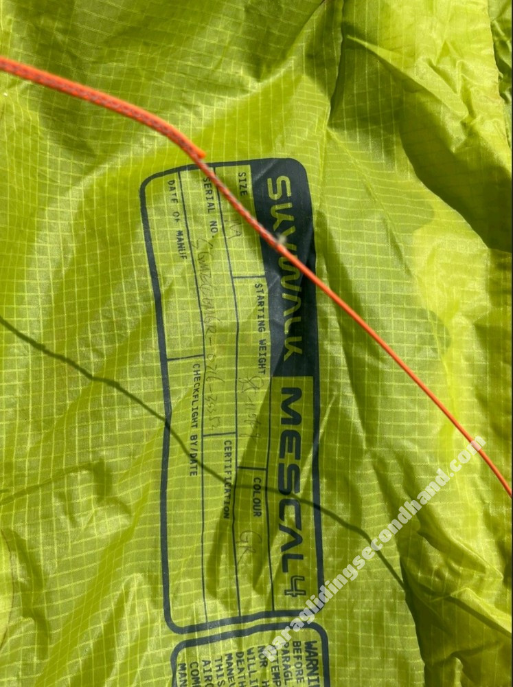 Skywalk Mescal 4, M, 2016, (85-105kg), 200h - Bild 7
