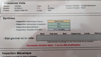 Ozone Alpina 4, S, 2021, (65-85kg), 300h