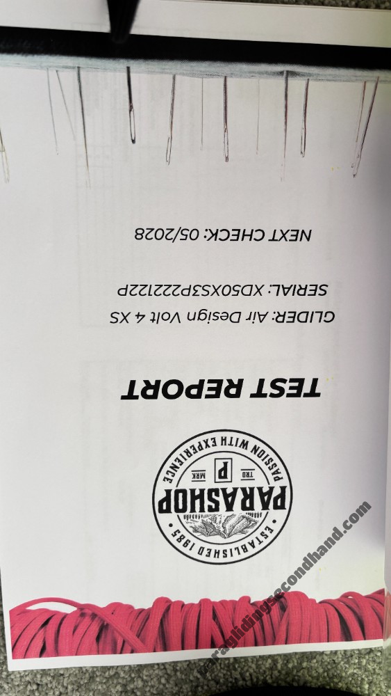 Air Design Volt4, XS, 2022, (70-82kg), 115h - Image 8