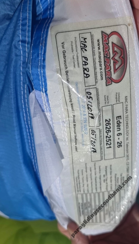 Mac Para EDEN 6, 26, 2017, (75-100kg), 30h - Kép 3