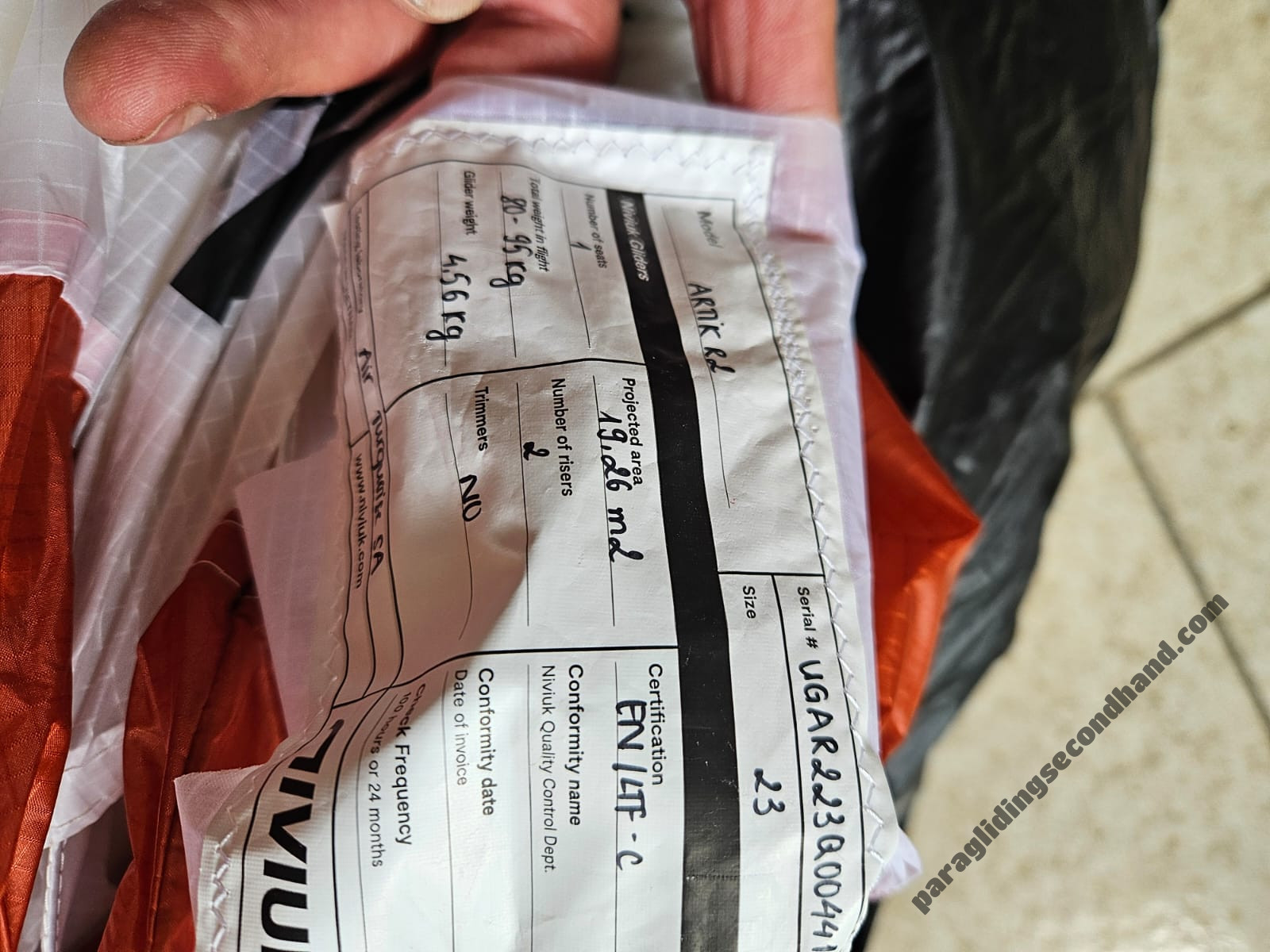 Niviuk ARTIK R 2 VENDO PER UN AMICO, 23, 2025, (75-95kg), 30h - Image 4