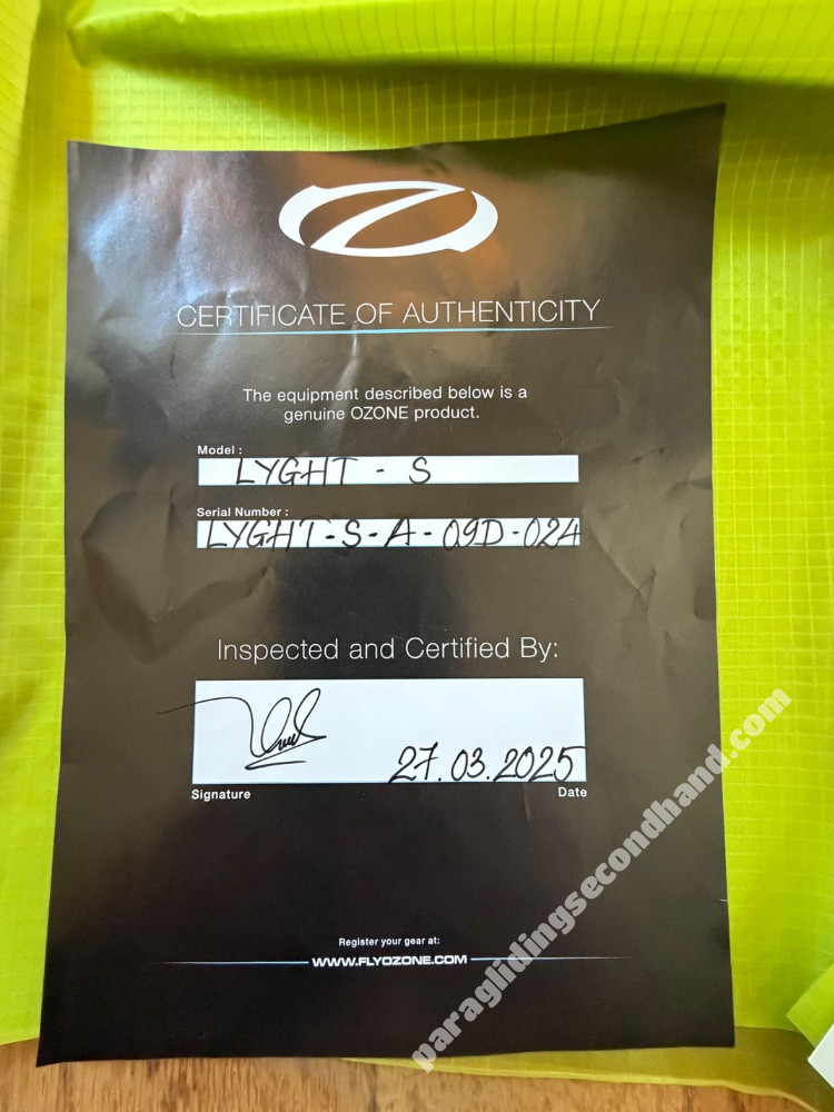 Ozone Lyght, S, 2025, (70-85kg), 100h - Kép 5