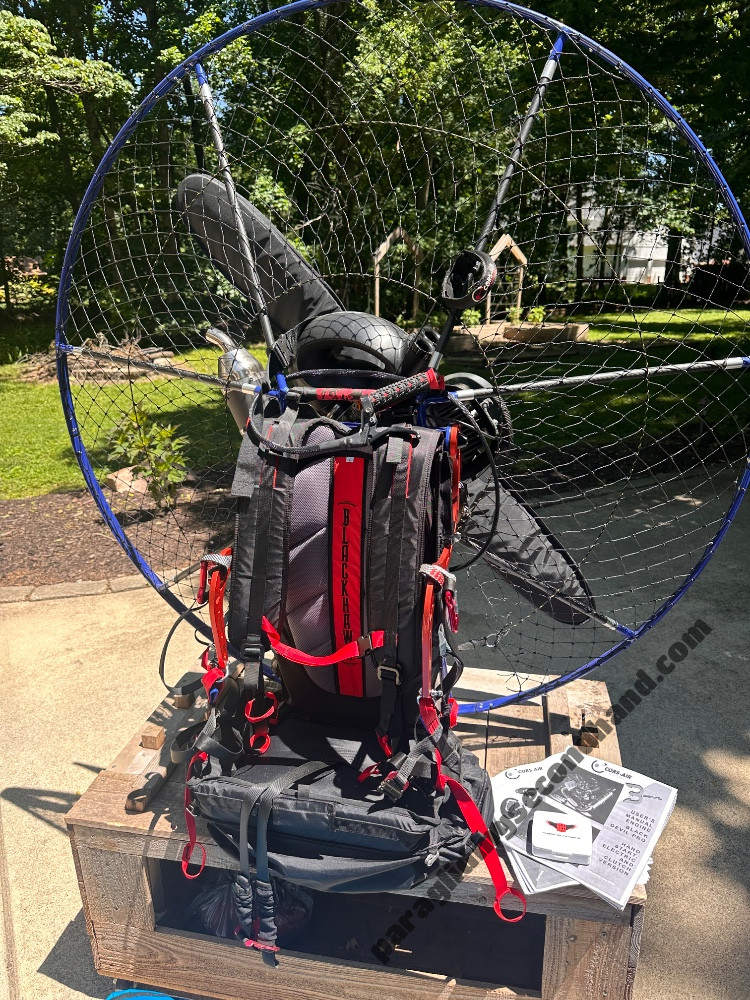 Blackhawk paramotor Black Devil 172 +DaVinci Ballad 2 + extras - Image 9