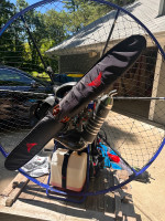 Blackhawk paramotor Black Devil 172 +DaVinci Ballad 2 + extras