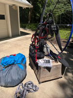 Blackhawk paramotor Black Devil 172 +DaVinci Ballad 2 + extras