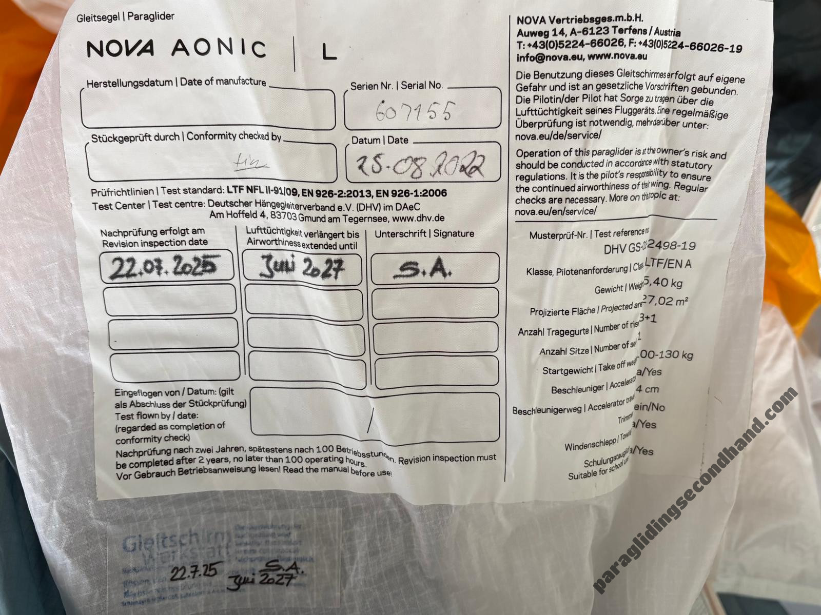 Aonic Size L Color Gold Serial 607155 - Image 5