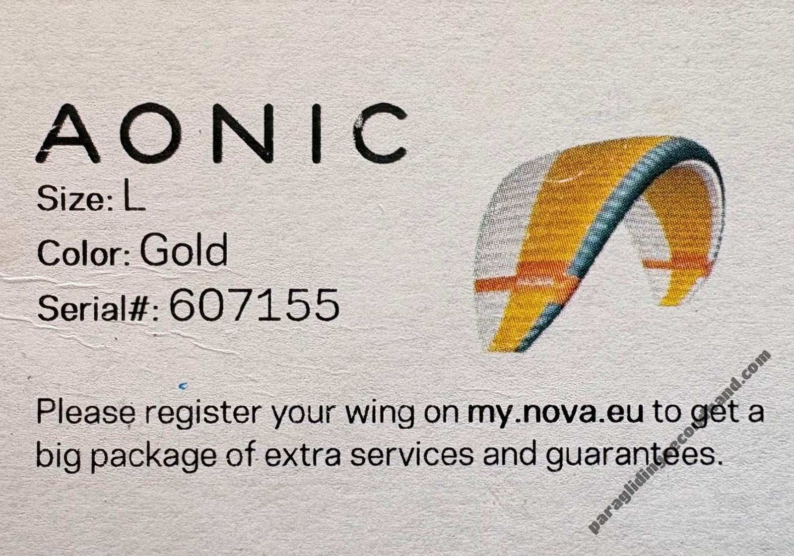 Aonic Size L Color Gold Serial 607155 - Image 4