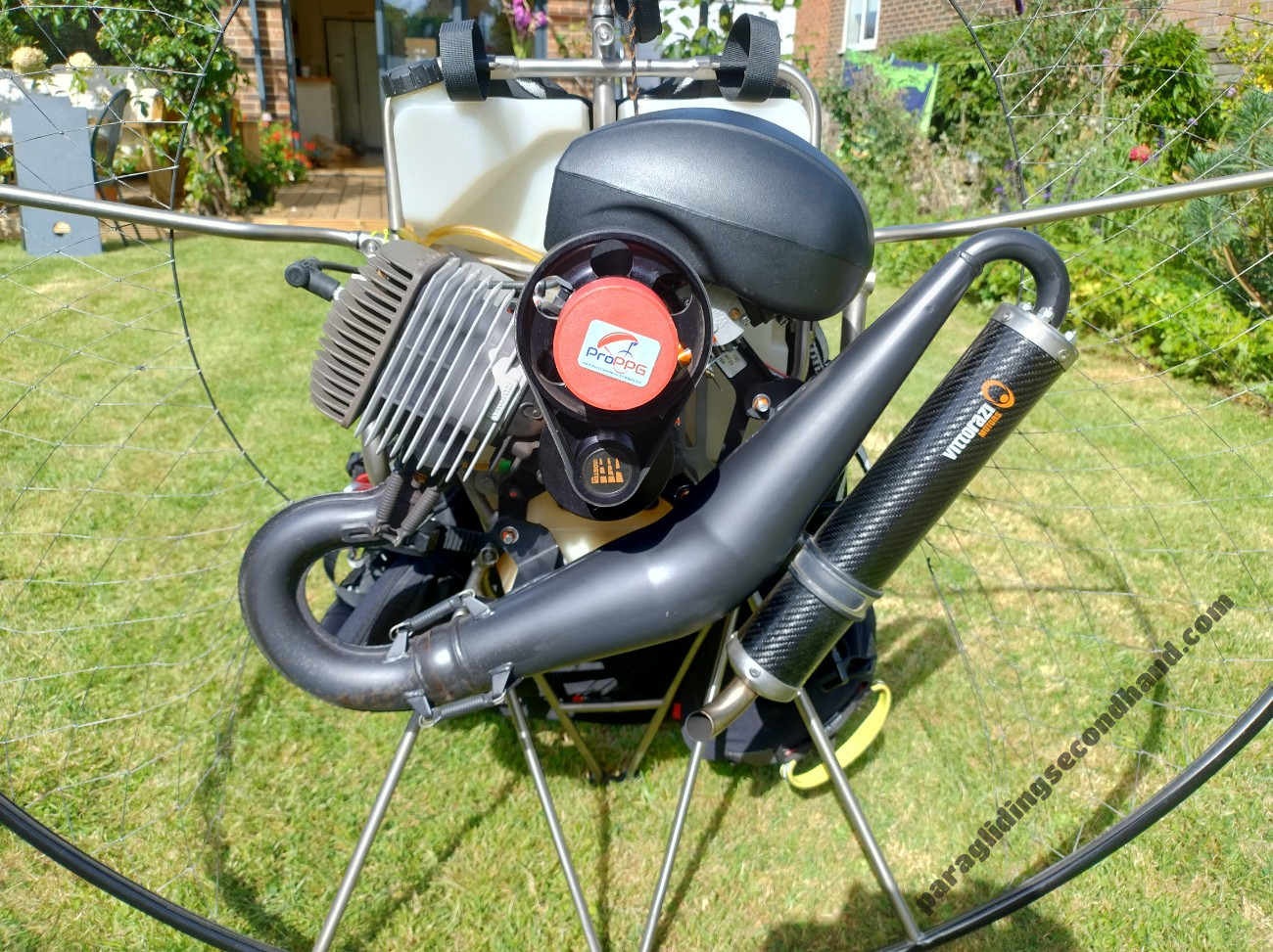 Paramotor: Starseed Fusion + Moster 185 Plus (32hrs) + Reserve + stuff - Image 6