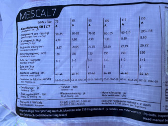 Skywalk Mescal 7, 115, 2026, (90-115kg), 2h