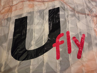 COMPLETE SET: AirCross U-FLY + Kimfly harness + QPS fast packing bag