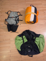 COMPLETE SET: AirCross U-FLY + Kimfly harness + QPS fast packing bag