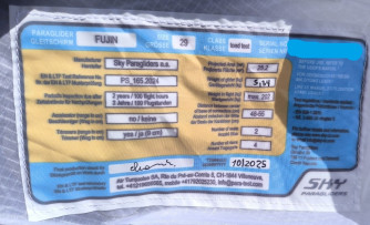Sky Fujin 29, 29 m2, 2025, (85-202kg), 3h