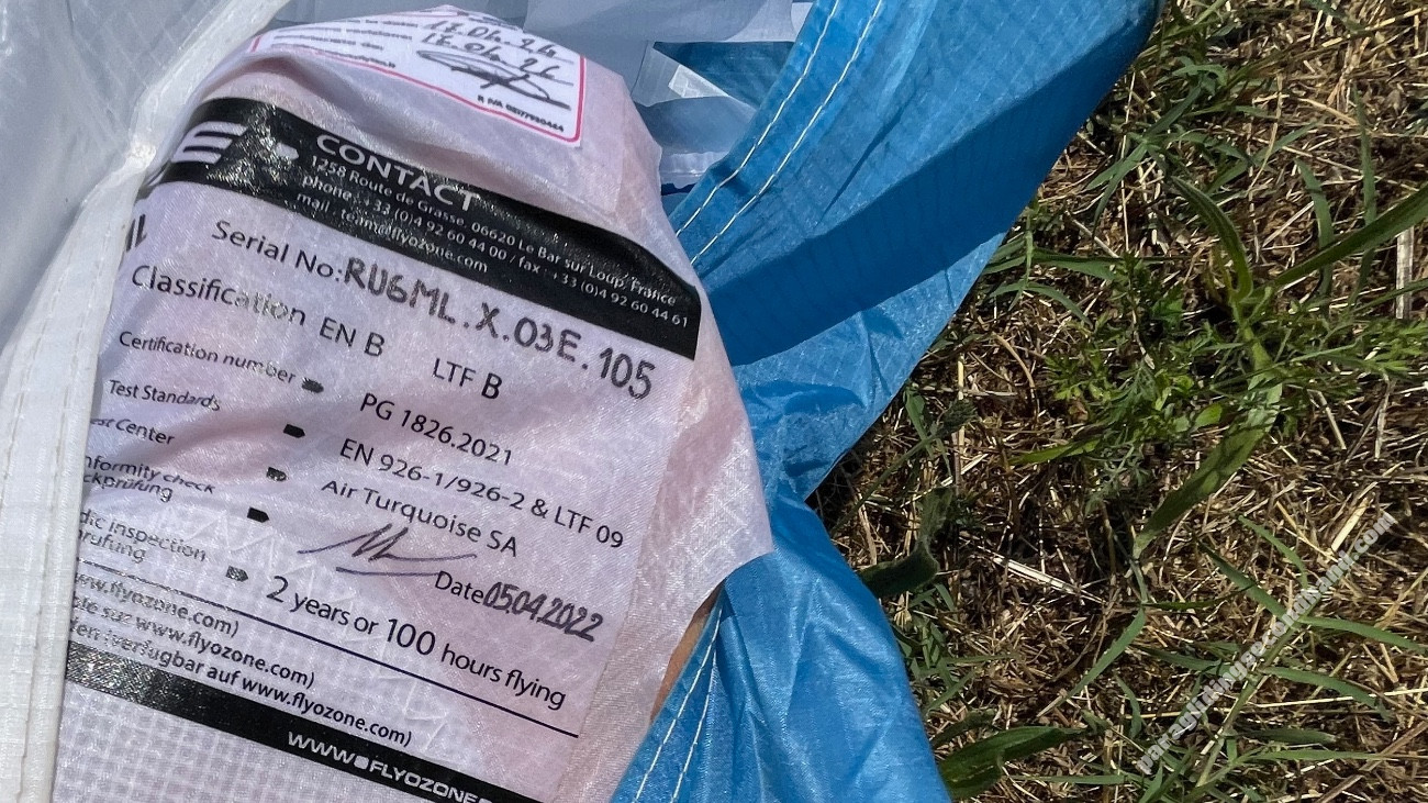 Ozone Rush Six, ML, 2022, (85-105kg), 75h - Kép 6