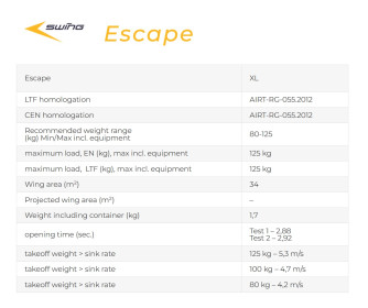 Swing ESCAPE XL