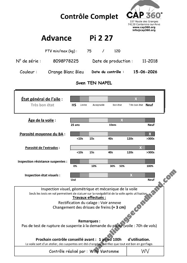 Advance Pi2, 27, 2018, (75-105kg), 30h - Изображение 9