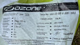 Ozone Ultralite, 23’, 2020, (60-120kg), 10h