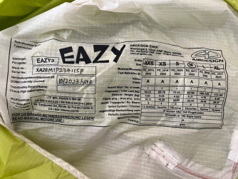 Air Design EAZY 3, M, 2023, (85-105kg), 100h