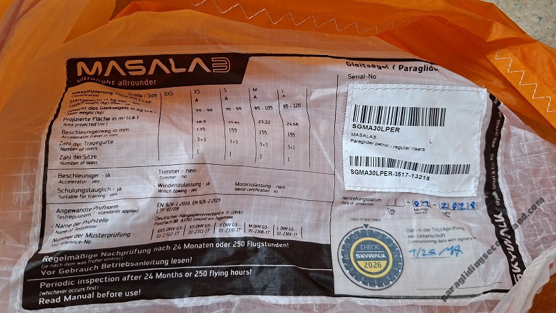 Skywalk Masala 3, L, 2024, (95-120kg), 4h - Image 4