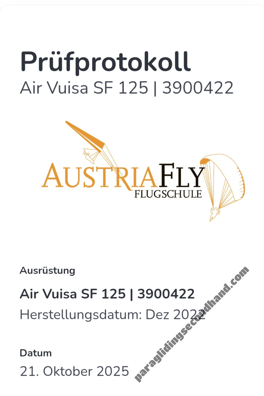 Retter: Air Vuisa SF 125  (Nova) - Immagine 3
