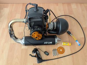 Vittorazi Atom 80 Paramotor, like new, only 18,4 h runtime