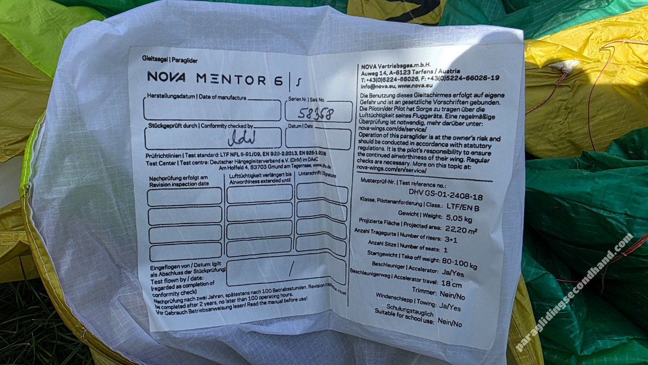 Nova Mentor 6, S, 2019, (80-100kg), 95h - Imagen 6
